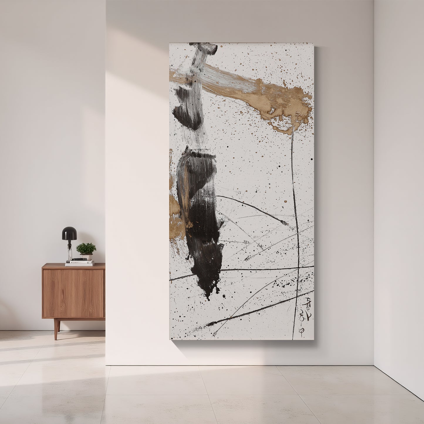 Modern abstract wall art, hand-painted oil painting