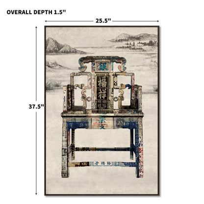 "Lung Chair"hand-stretched canvas prints