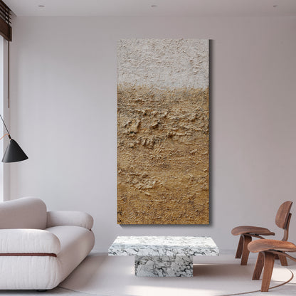 《Golden Sand》Hand drawn oil painting