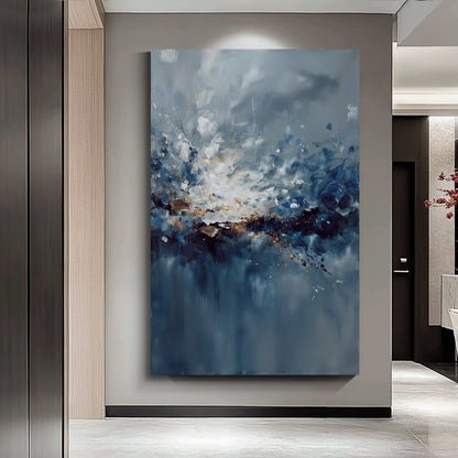 Modern abstract wall art, hand-painted oil painting