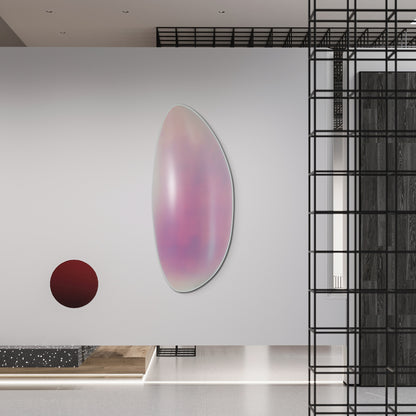 acrylic wall sculpture , 3d wall art , 3D wall decor , abstract art , curved wall object