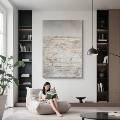 Modern abstract wall art, hand-painted oil painting