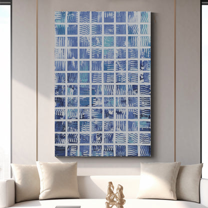 Modern abstract wall art, hand-painted oil painting