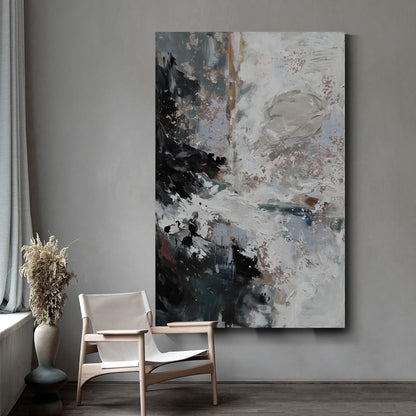 Modern abstract wall art, hand-painted oil painting