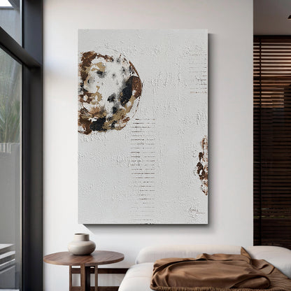 Modern abstract wall art, hand-painted oil painting