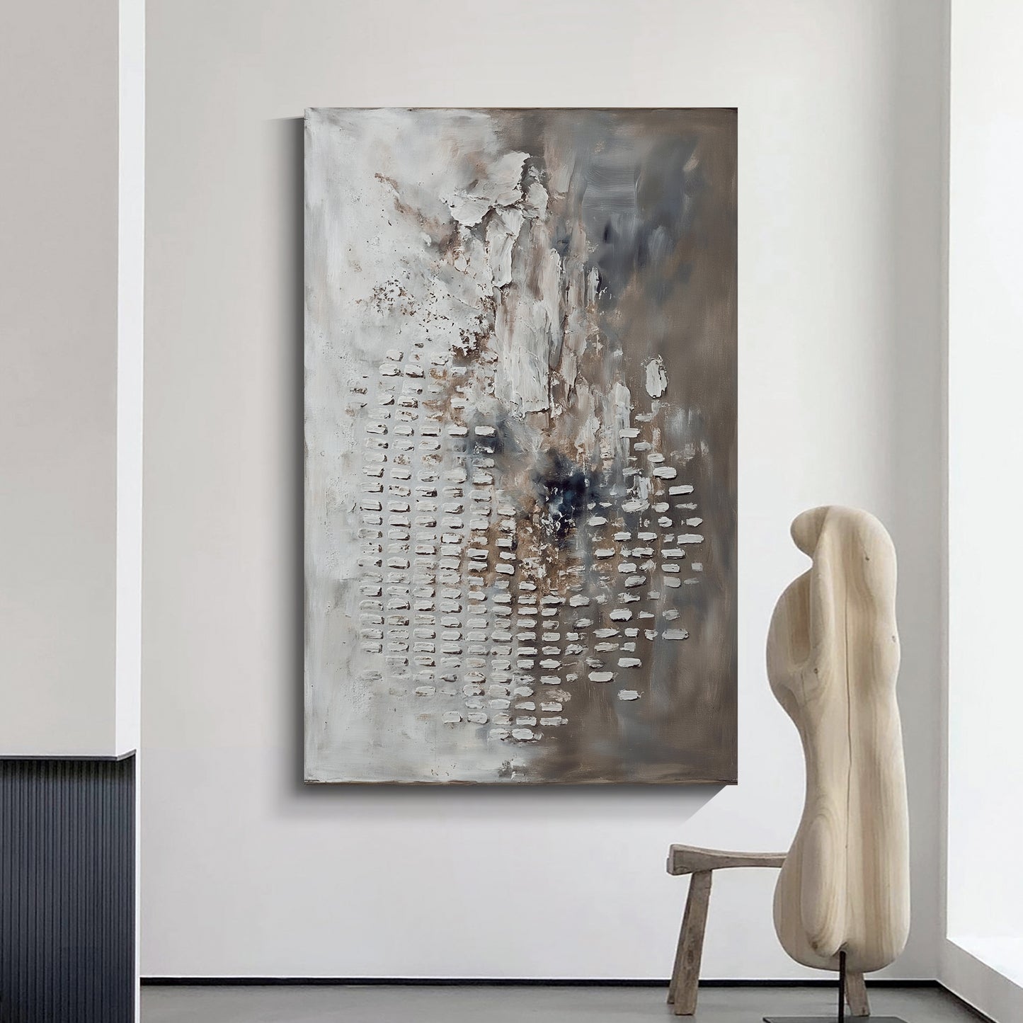 Modern abstract wall art, hand-painted oil painting