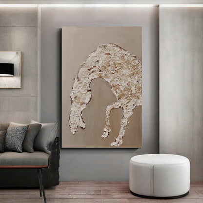 Modern abstract wall art, hand-painted oil painting