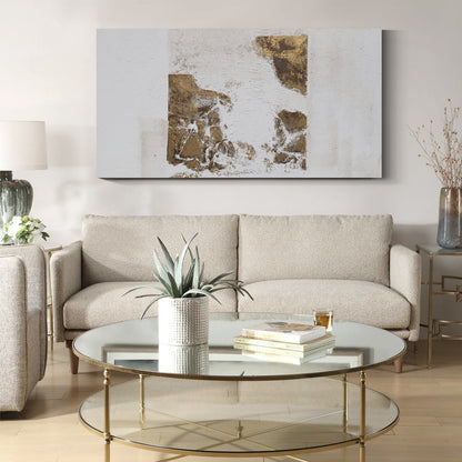 Banner modern abstract wall art, hand-painted oil painting