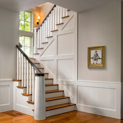 ARTGOW Solid Wood Frame for 8x10 Canvas Paintings, Finished Antique Ornate Gold Canvas Frames for Oil Painting Art Prints, for Home Living Room Wall Decor (Empty Frame Only, No Backboard and Glass)