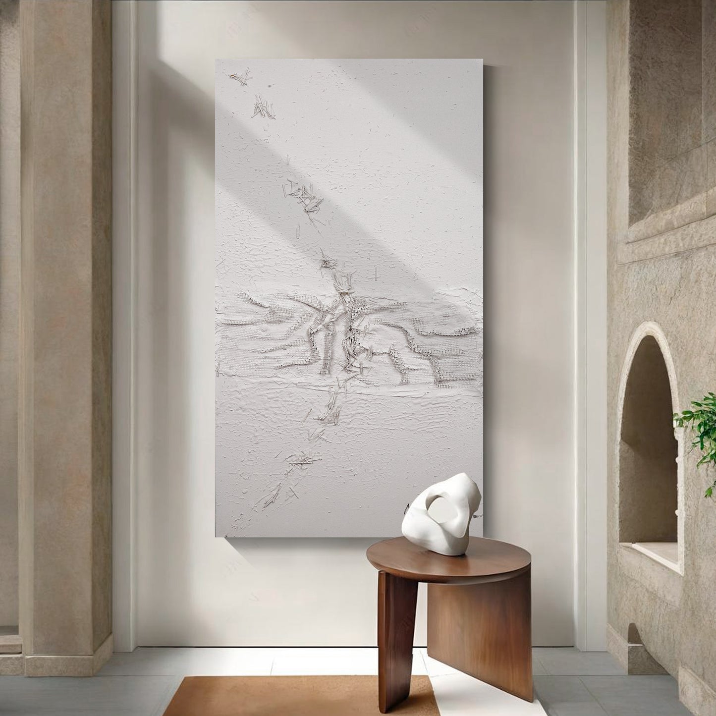 Modern abstract wall art, hand-painted oil painting