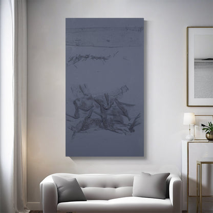 Modern abstract wall art, hand-painted oil painting