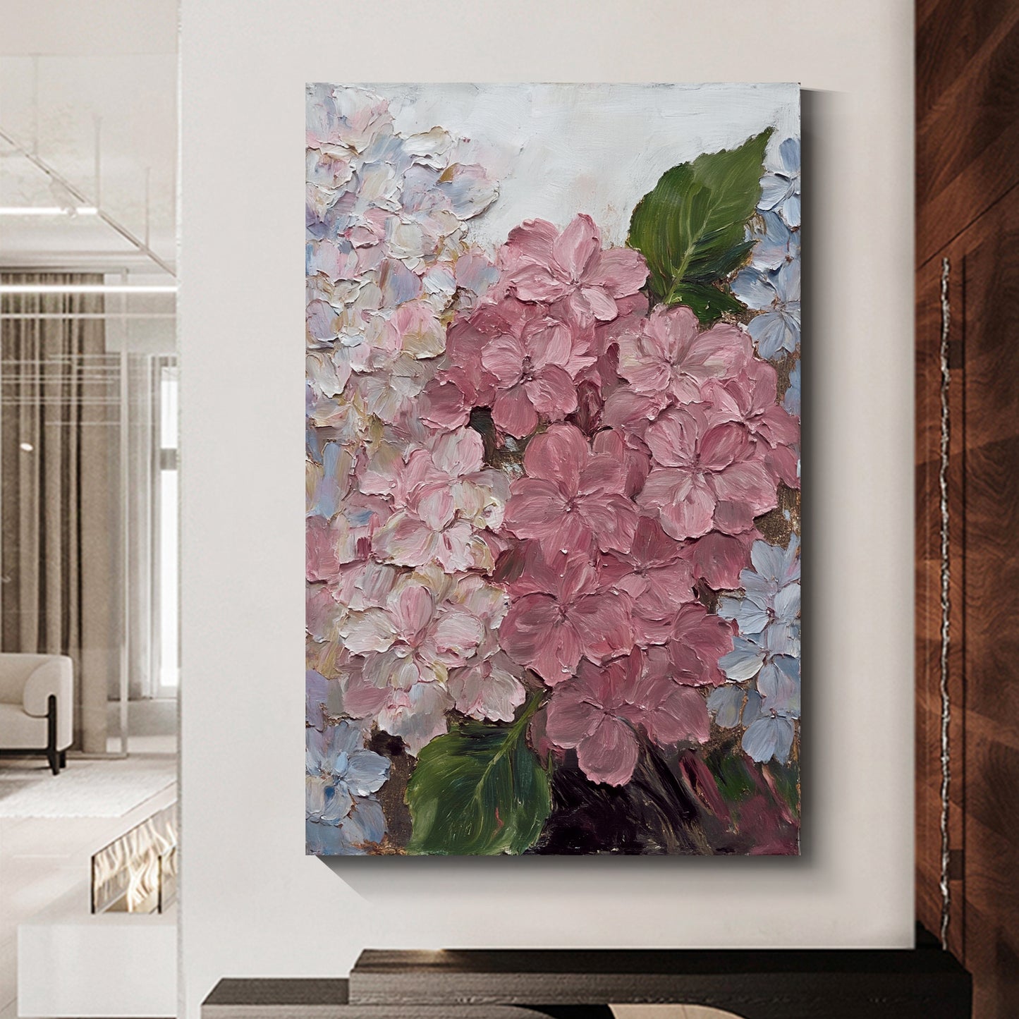 Modern abstract wall art, hand-painted oil painting