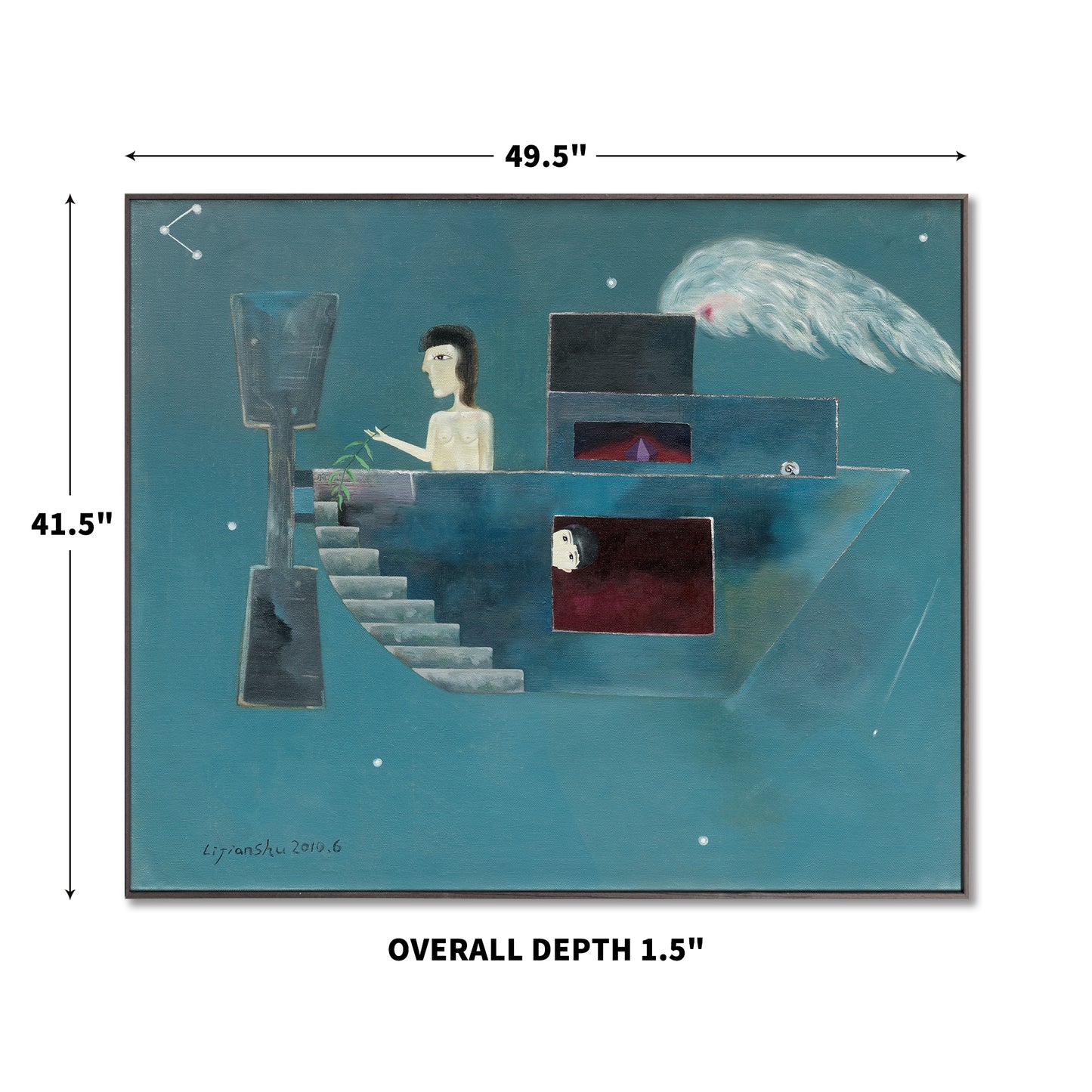 "single-wing" canvas prints