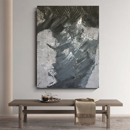 Modern abstract wall art, hand-painted oil painting