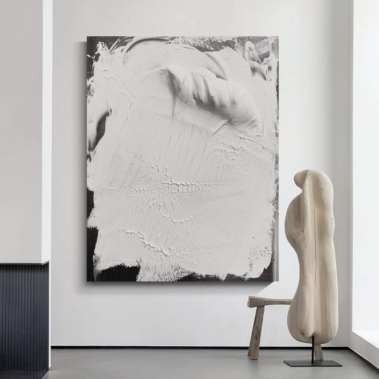 Modern abstract wall art, hand-painted oil painting