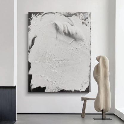 Modern abstract wall art, hand-painted oil painting