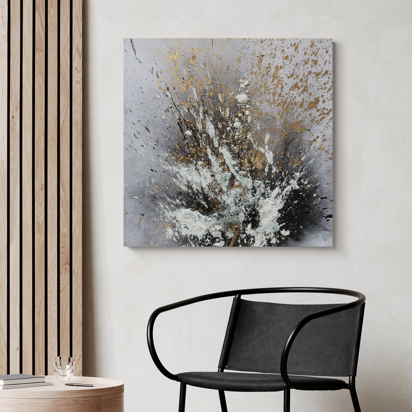 Modern abstract wall art, hand-painted oil painting
