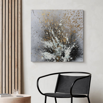 Modern abstract wall art, hand-painted oil painting