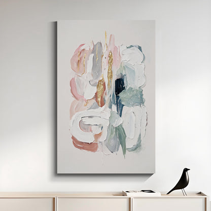 Modern abstract wall art, hand-painted oil painting