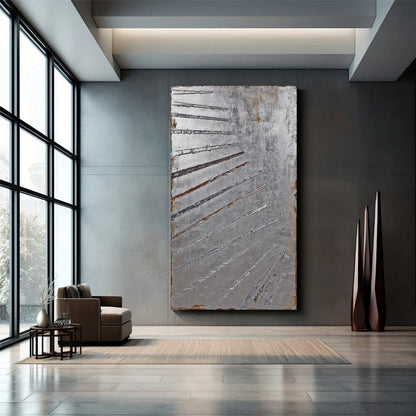 Modern abstract wall art, hand-painted oil painting