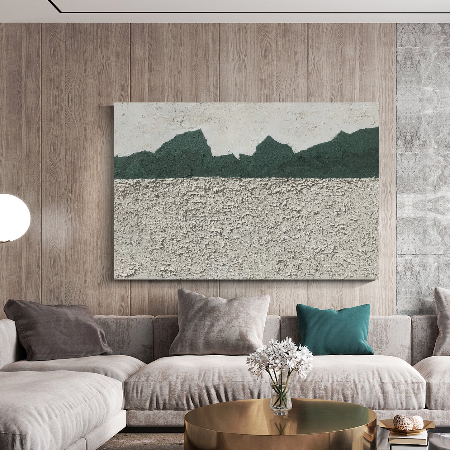 “Mountain Range” Texture painting