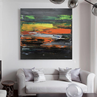 "Stacking"Hand painting