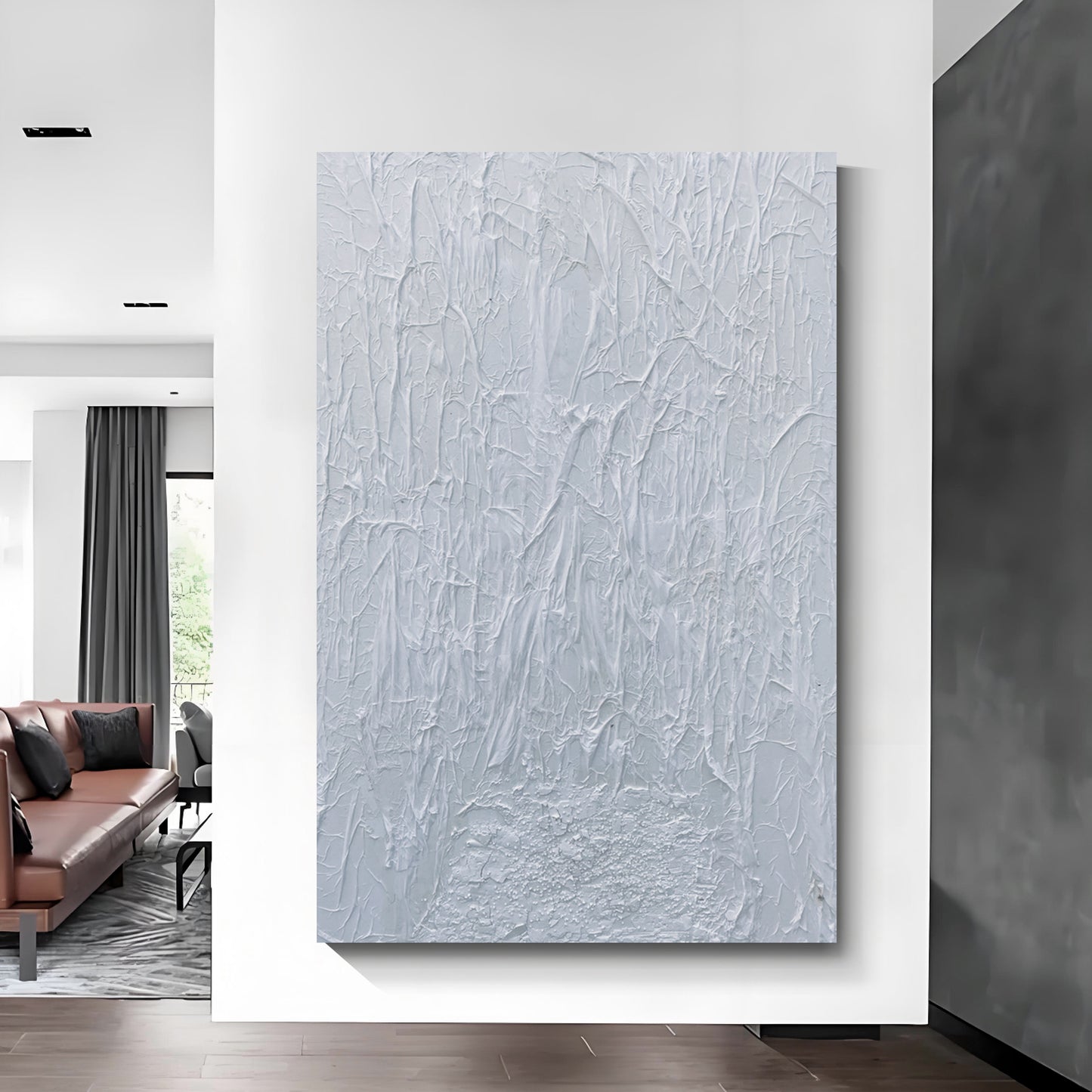 Modern abstract wall art, hand-painted oil painting