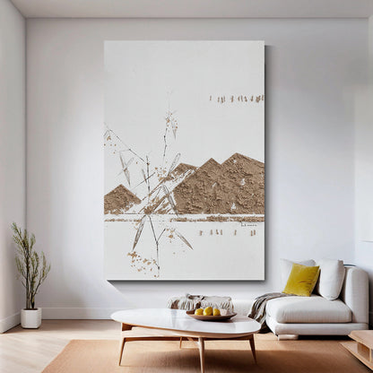 Modern abstract wall art, hand-painted oil painting