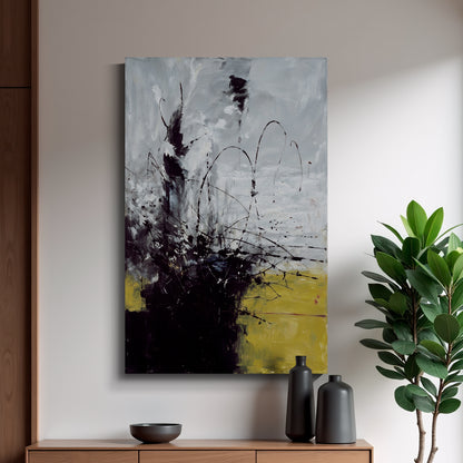 Modern abstract wall art, hand-painted oil painting