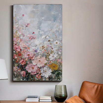 Modern abstract wall art, hand-painted oil painting