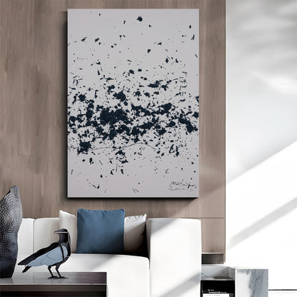 Modern abstract wall art, hand-painted oil painting