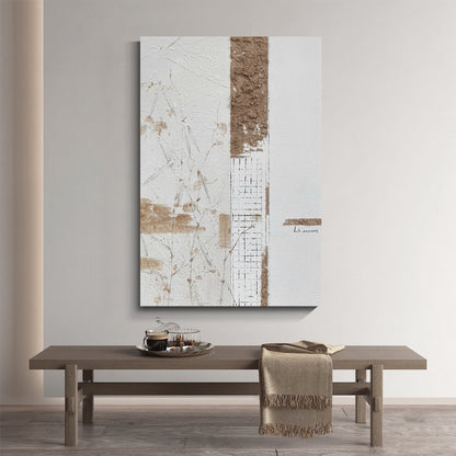 Modern abstract wall art, hand-painted oil painting
