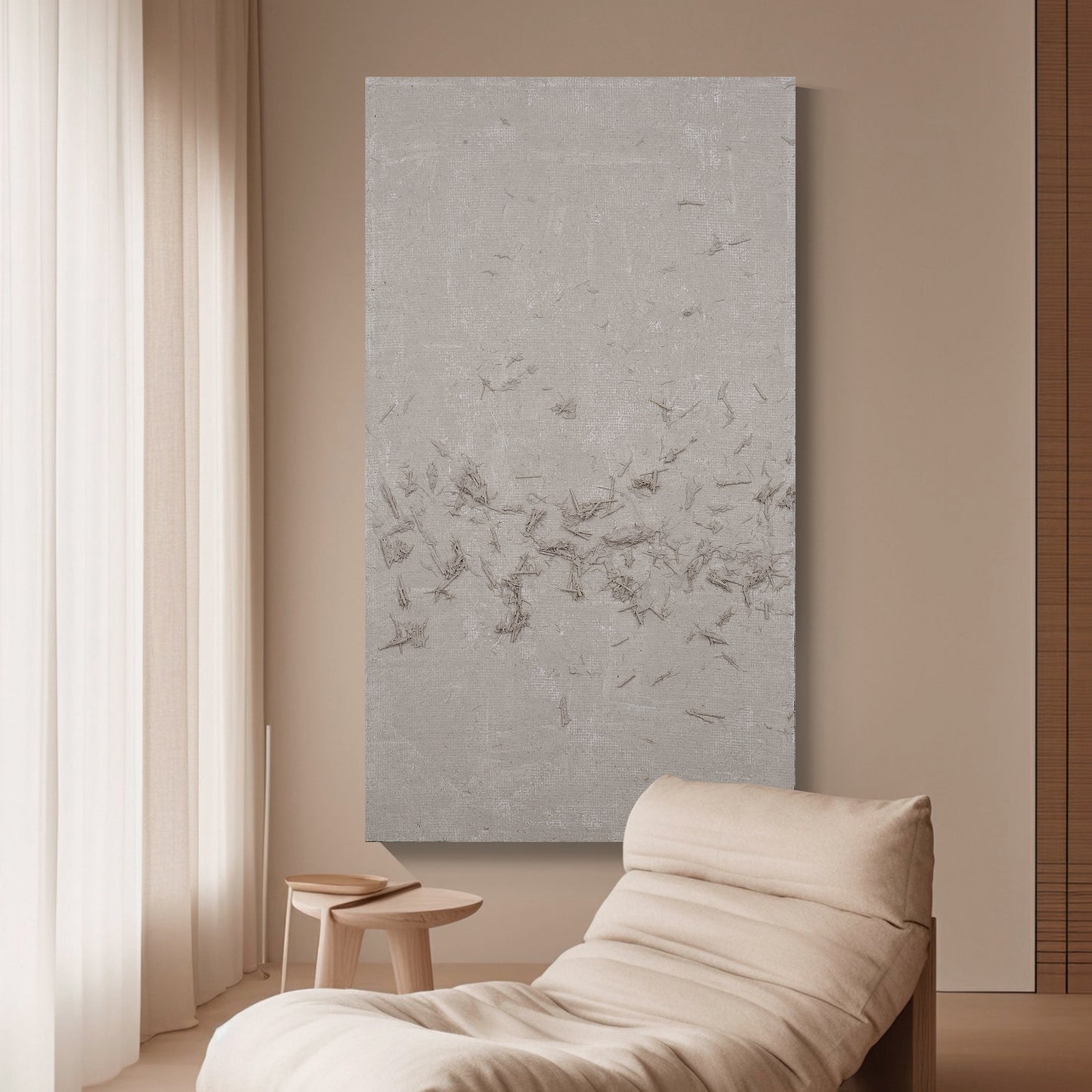 Modern abstract wall art, hand-painted oil painting