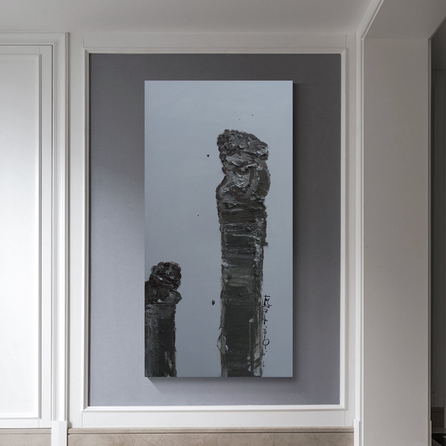 Modern abstract wall art, hand-painted oil painting