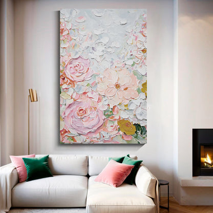 Modern abstract wall art, hand-painted oil painting
