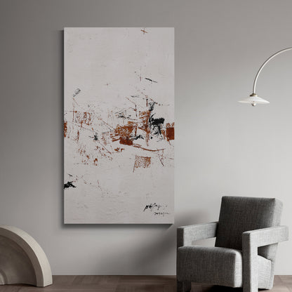 Modern abstract wall art, hand-painted oil painting