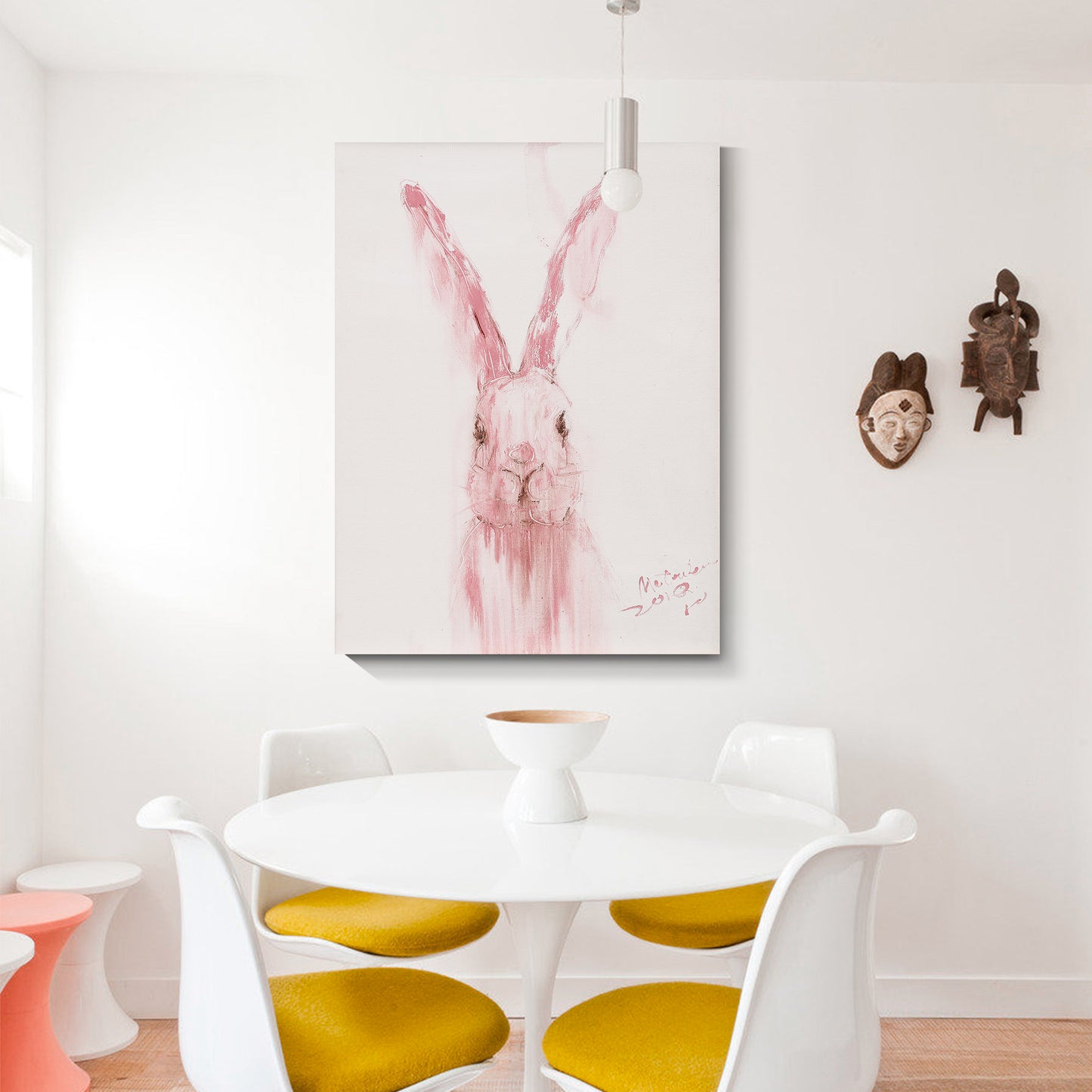 "Pink Trace"Wall Decoration Painting