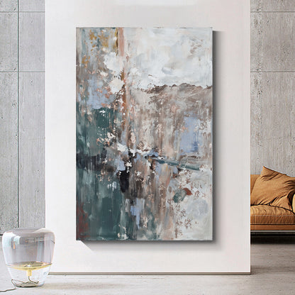 Modern abstract wall art, hand-painted oil painting