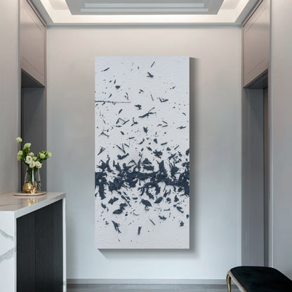 Modern abstract wall art, hand-painted oil painting