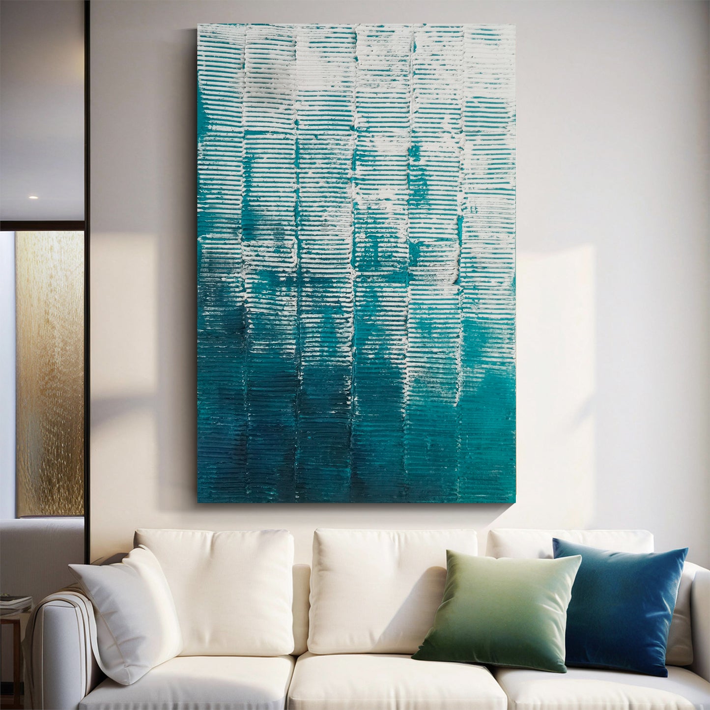 Gradual abstract wall art, abstract texture painting