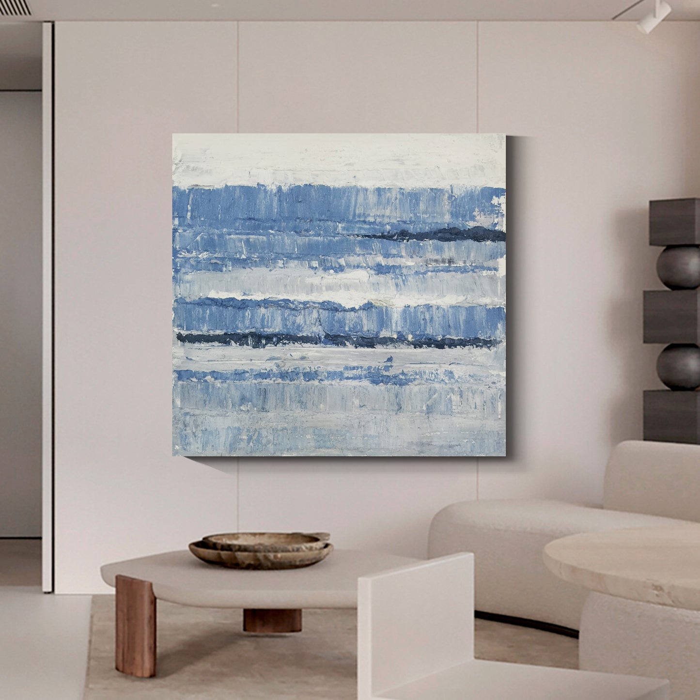 Modern abstract wall art, hand-painted oil painting