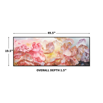 "Buddhist light"hand-stretched canvas framed prints