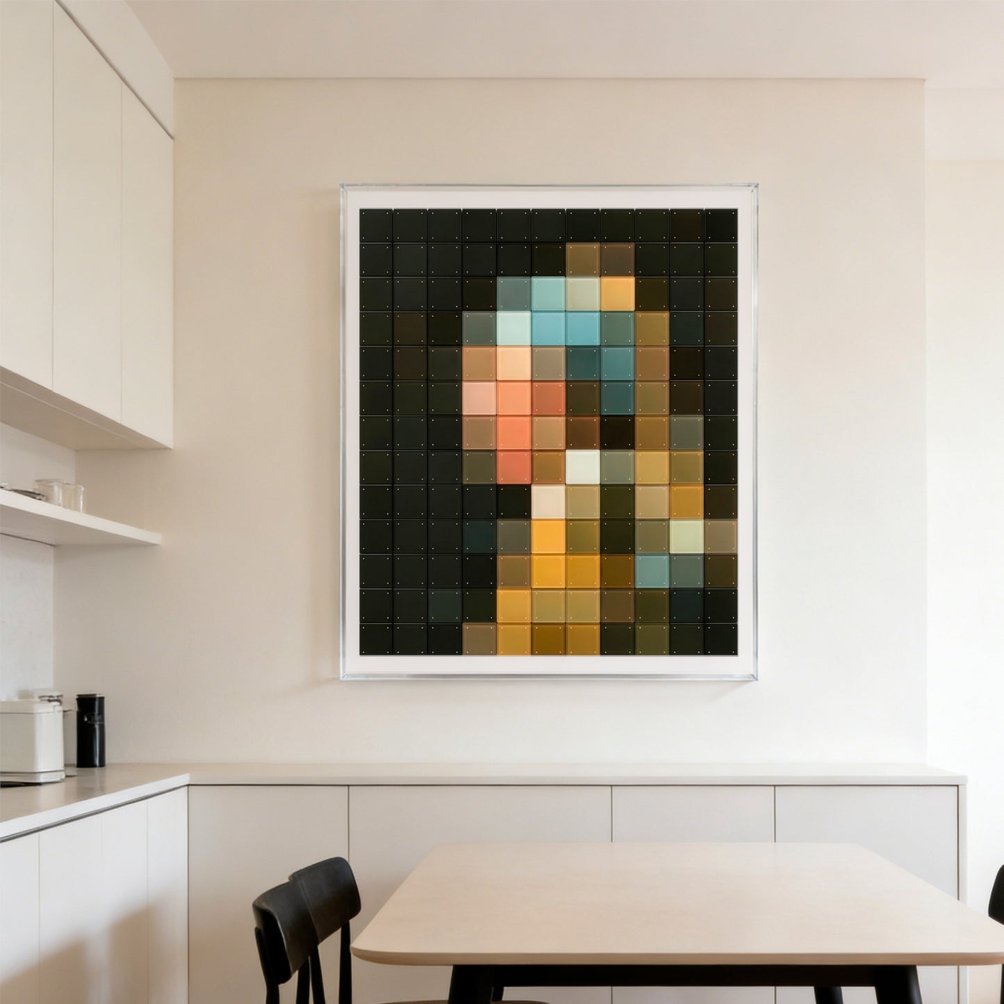 3D Acrylic Installation Art Mosaic Wall Art: Het Meisje Met De Parel