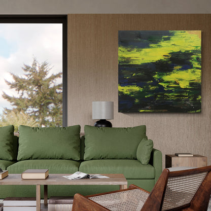 Modern abstract wall art, hand-painted oil painting