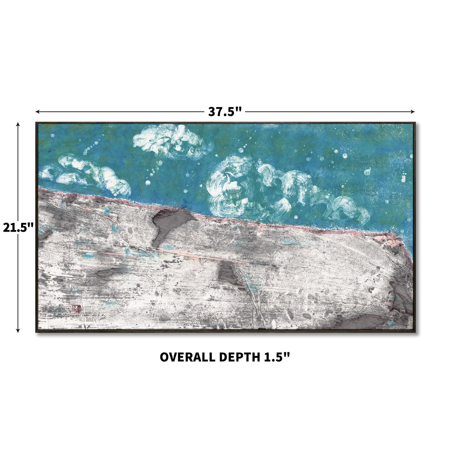 "Ink form 2" framed canvas prints