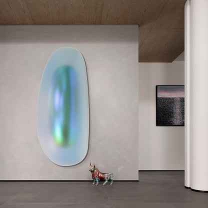 acrylic wall sculpture , 3d wall art , 3D wall decor , abstract art , curved wall object