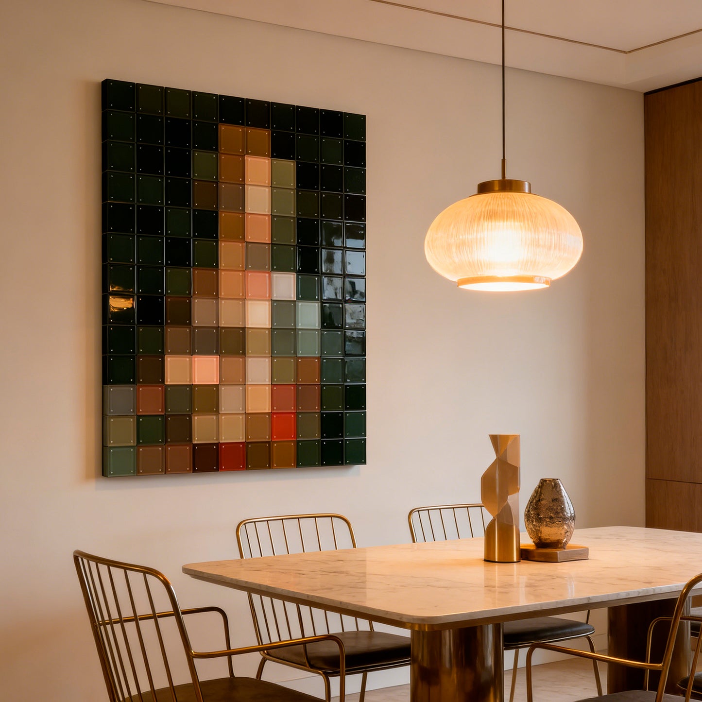 Van Gogh Self-portrait Acrylic Installation Art-3