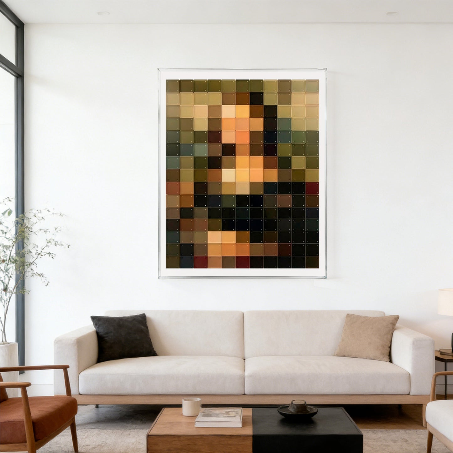 3D Acrylic Installation Art Leonardo da Vinci: Mona Lisa