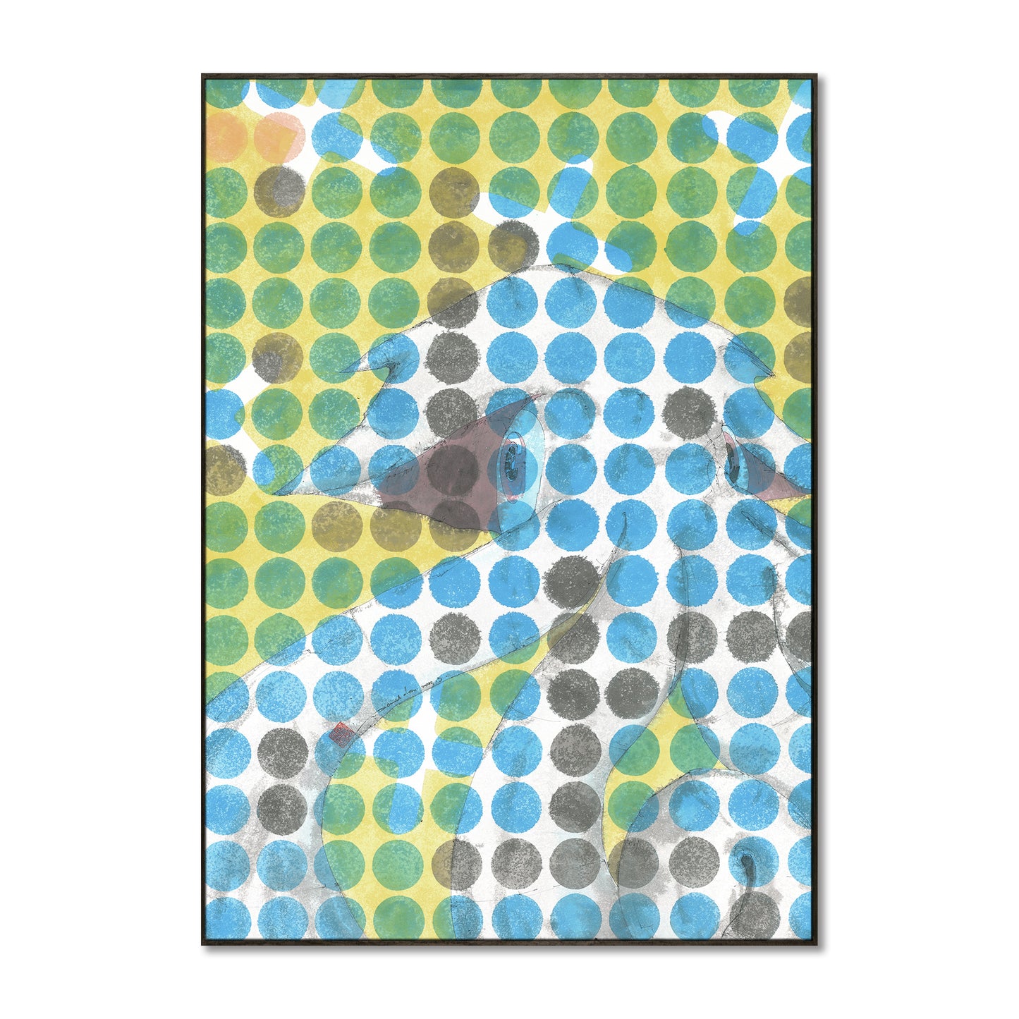 "Food Chain 1" framed canvas prints