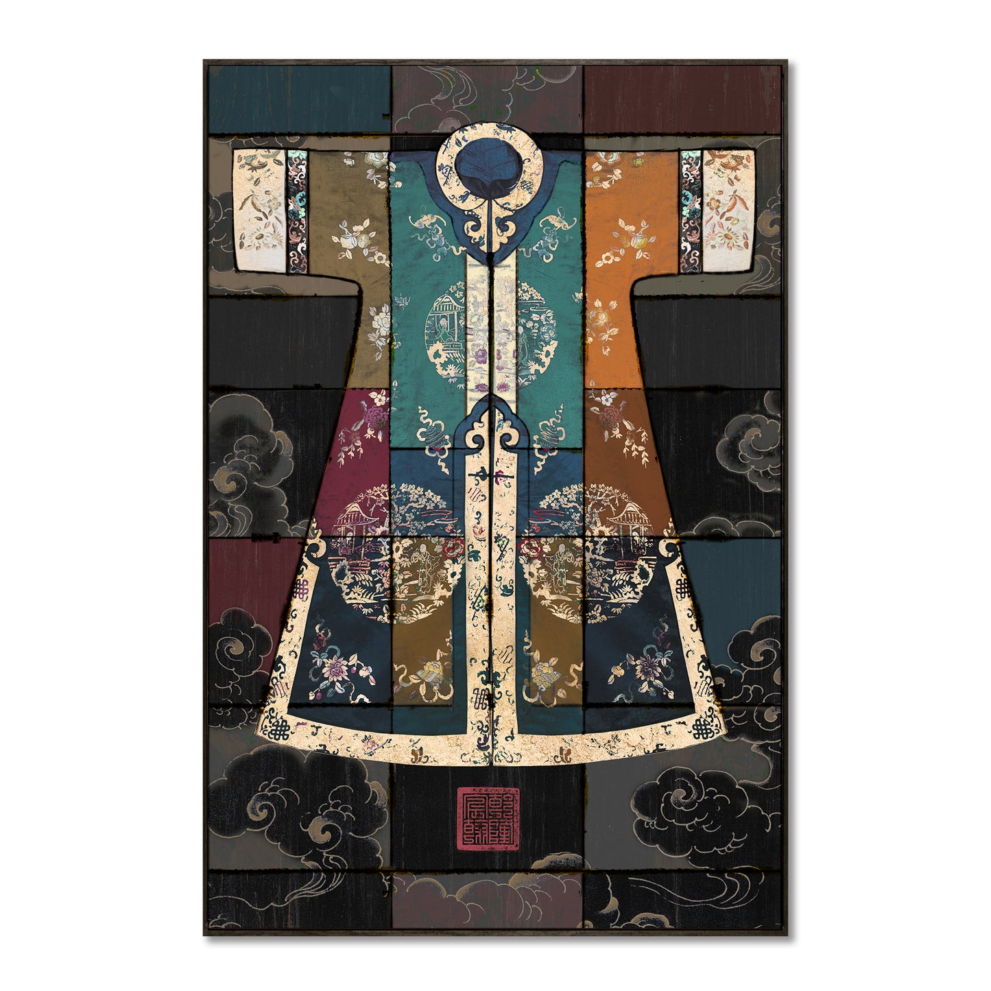 "Dragon Robe Series 1" hand-stretched canvas prints